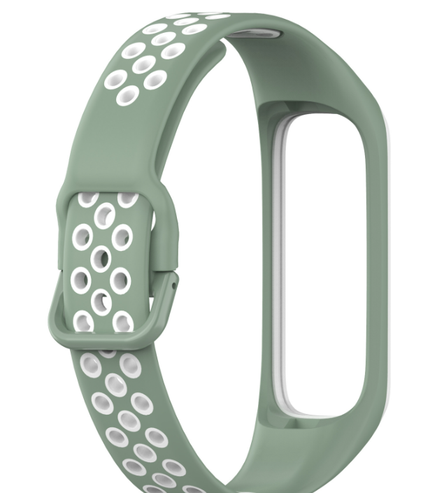 Ремінець DK Silicone Sport Band Nike для Samsung Galaxy Fit2 (R220) (light green/white), фото 1