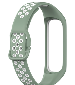 Ремінець DK Silicone Sport Band Nike для Samsung Galaxy Fit2 (R220) (light green/white)