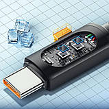 Кабель USB Type C to Type A 100W 7A PD Fast Charger (з дисплеєм) Essager для ноутбука, смартфона, планшета, фото 5