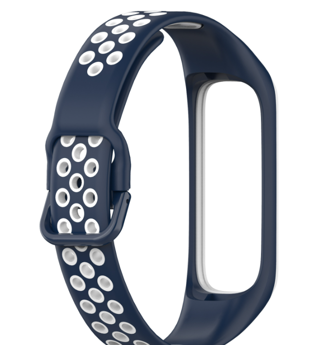Ремінець DK Silicone Sport Band Nike для Samsung Galaxy Fit2 (R220) (blue/white), фото 1