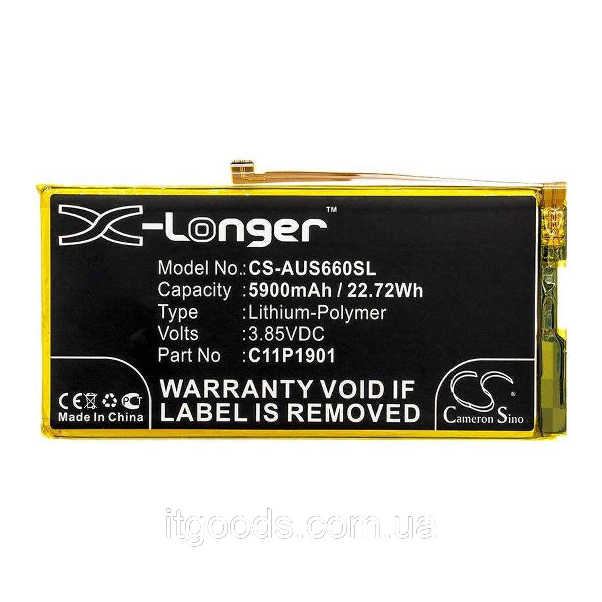 Акумулятор X-Longer C11P1901 5900mAh 3.85V для Asus ROG Phone II ZS660KL / ROG Phone 2 Ultimate, Phone 2 Strix