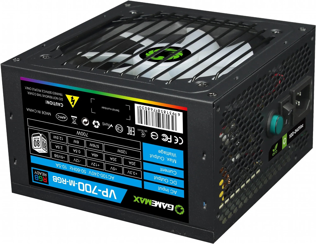 Блок живлення700W GameMax VP-700 FAN-12cm ATX