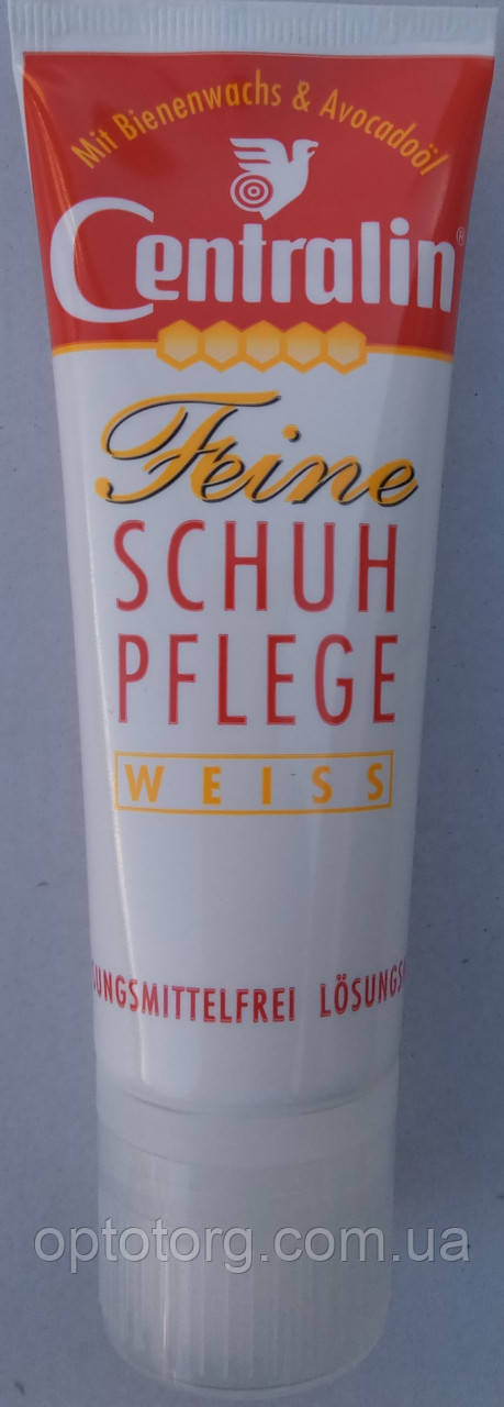 Крем білий для гладкої шкіри з губкою Центрлін