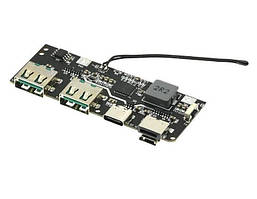 Контролер плата для POWER BANK QC4.0 QC3.0 LED Dual USB 5V 4.5A 22.5W Micro/Type-C