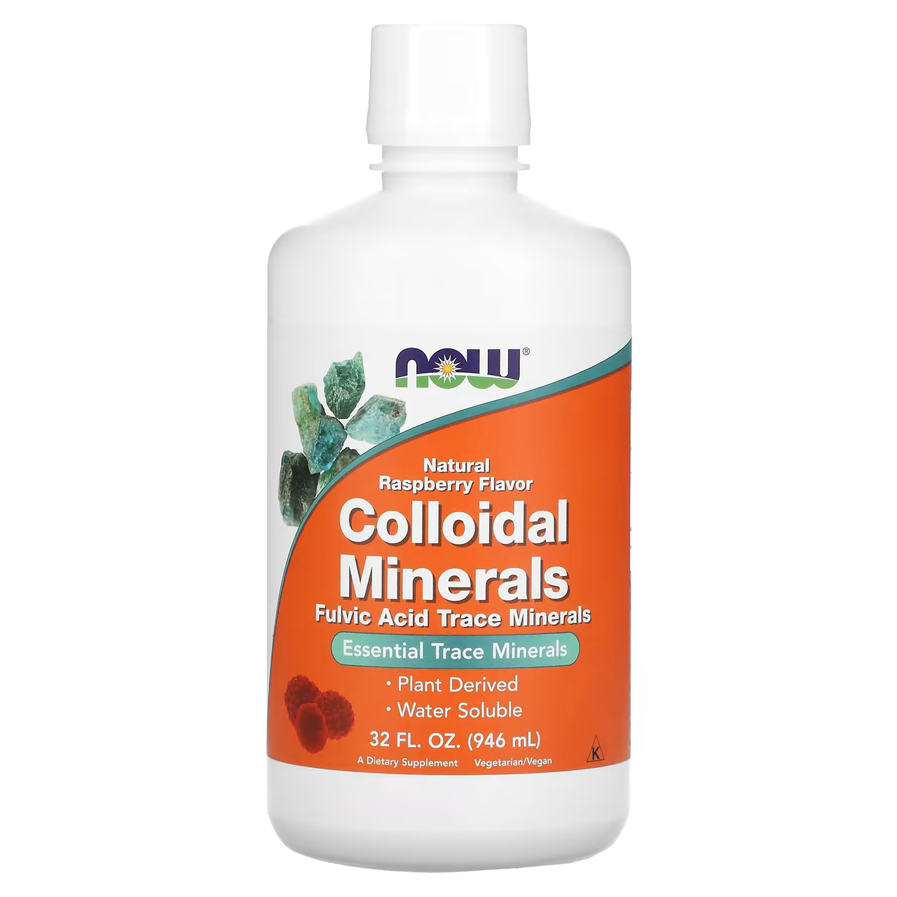 Колоїдні мінерали NOW Foods Colloidal Minerals 946 ml Raspberry