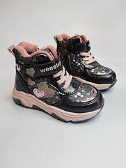 Черевики для дівчинки Weestep 563365117 R сірі р. 22-24