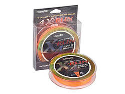 Шнур 0,104 мм 2,72 кг 150 м X-Run 4PE orange ТМ FISHING ROI