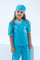 Дитячий карнавальний костюм професії Ветеринар для дівчинки р. 110-128