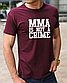 Чоловічі футболки MMА, бавовняна футболка з принтом MMA це не злочин розмір S, фото 7