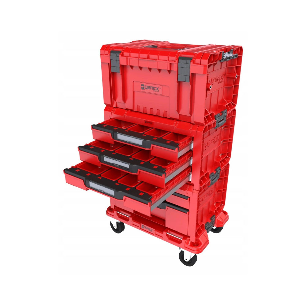 Набір шухляд PRO RED SET 4, 2.0 RUHD мобільна шафа (525 x 345 x 885 мм) QBRICK SYSTEM Z258360PG003, фото 1