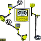 Металошукач, металодетектор Metal Detector MD-M55B, фото 4