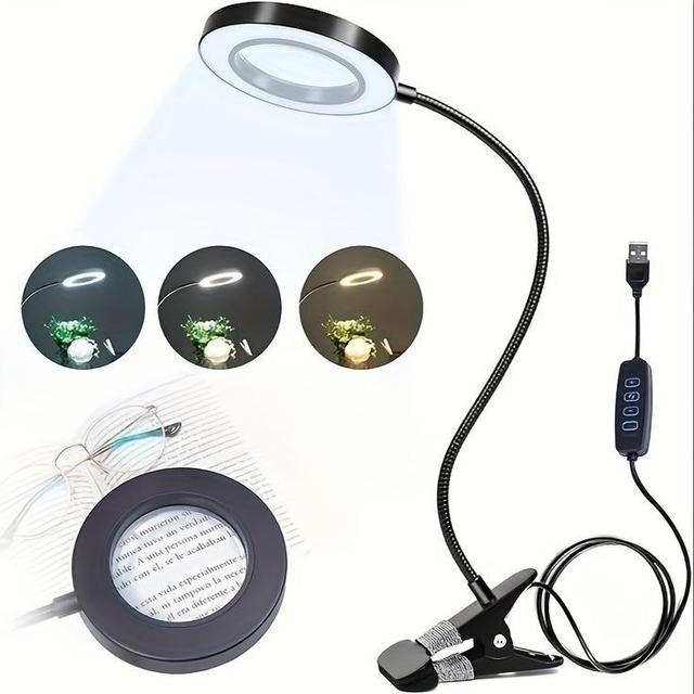 Лампа з лупою для вишивки