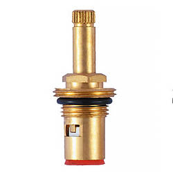 Кран букса для змішувача Villa 3/8 дюйма латунь кераміка під ручку хрест 24 шліци напівобертова