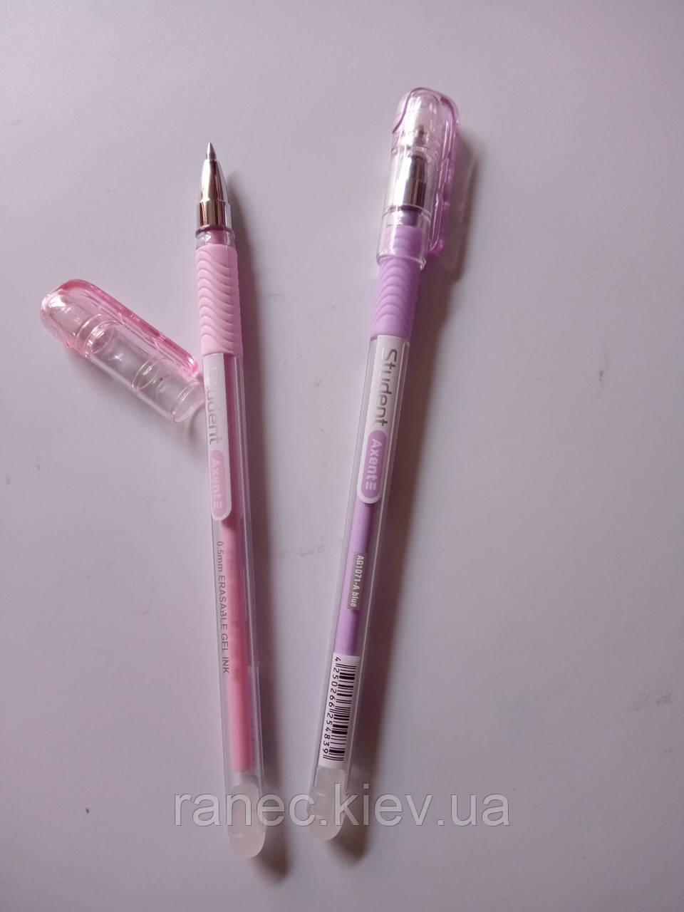 Ручка гелевая "пиши-стирай" Axent Student 0.5 мм, синяя (AG1071-02-A), фото 1