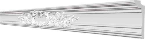 Стельовий плінтус Glanzepol GP92 (6,3х3)см, довжина 2м