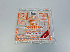 Майка фансова п\е No24*43 Somserv(100шт) (1 пачка)