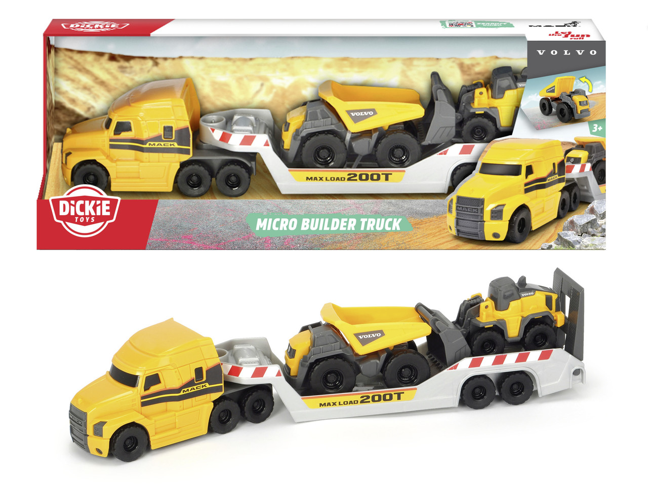 Ігровий набір Dickie Toys Volvo Вантажівка Мак (3725005)