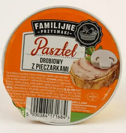 Паштет Familijne Przysmaki Pasztet Drobiowy z Pieczarkami 130 г.