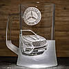 Пивний келих з гравіюванням автомобіля Mercedes ML350 Мерседес - подарунок для автомобіліста, фото 3