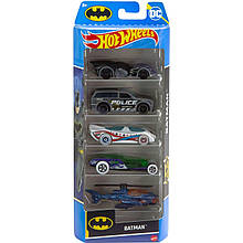Hot Wheels Batman HXD61 Набір машинок Хот Вілс 5 шт