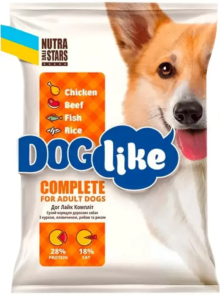 СУХИЙ КОРМ ДЛЯ ДОРОСЛИХ СОБАК DOG LIKE COMPLETE 10 кг