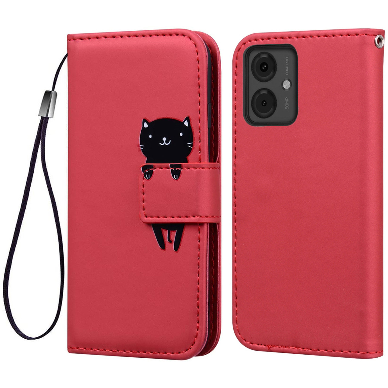 Чохол-книжка Animal Wallet для Motorola G14 Cat
