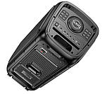 Bluetooth-колонка HOCO DS54 RGB з мікрофоном і пультом ДК, чорна, фото 7