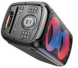 Bluetooth-колонка HOCO DS54 RGB з мікрофоном і пультом ДК, чорна, фото 3