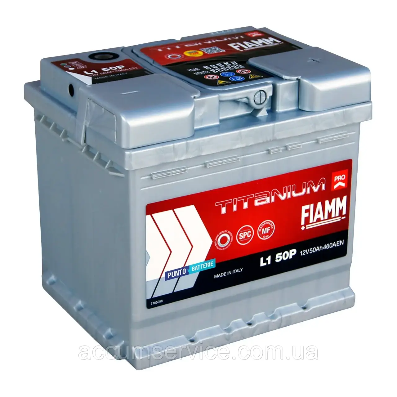 Акумулятор FIAMM TITANIUM PRO L1B 50P