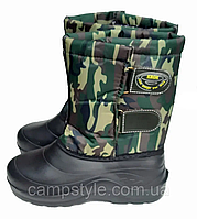 Зимові чоловічі чоботи на калоші з ПВХ Крок Вставка розмір 41,42,43 .