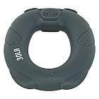 Еспандер кистьовий силіконовий свинка Zelart Jello Big 0705 навантаження 30LB Grey, фото 2