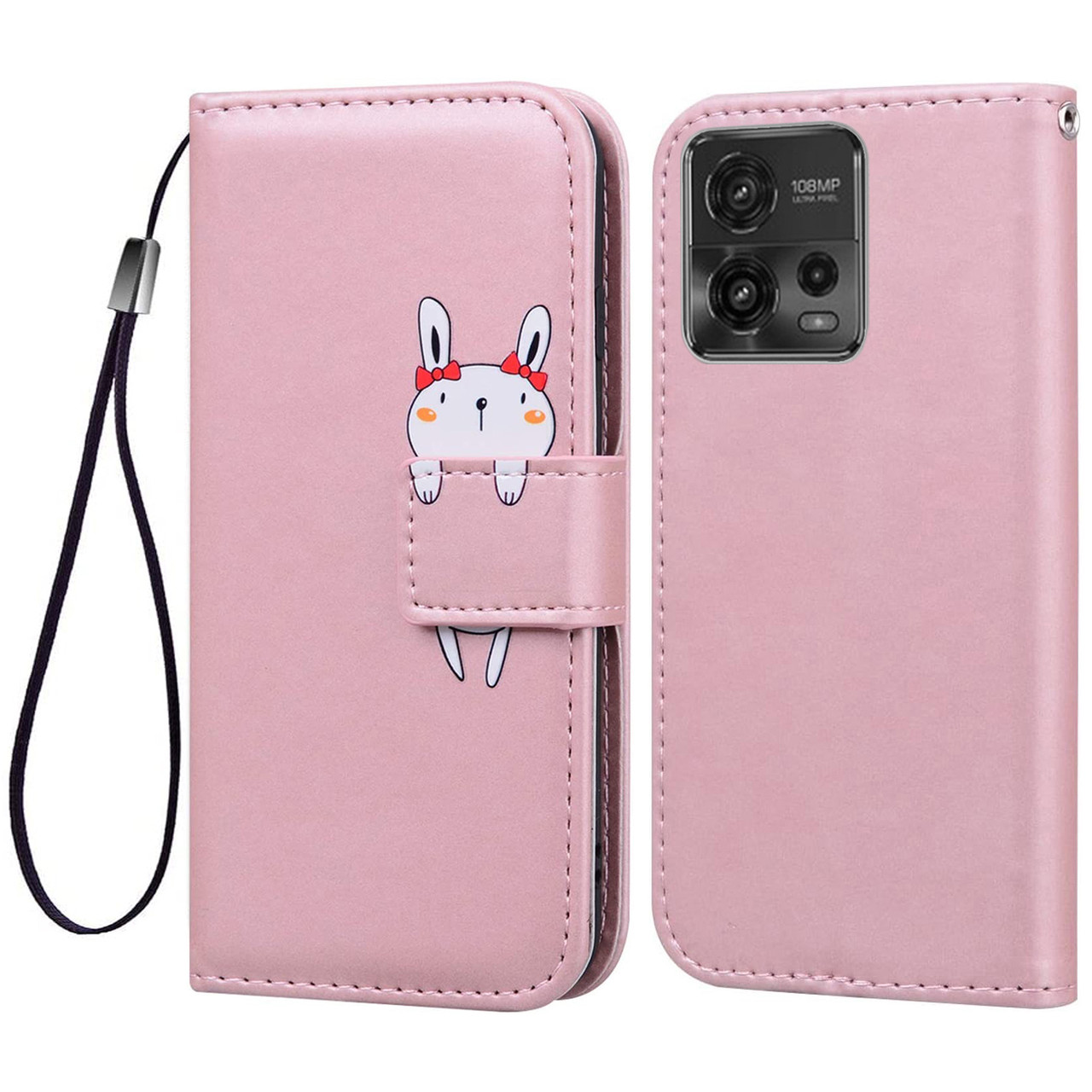 Чохол-книжка Animal Wallet для Motorola G72 Rabbit
