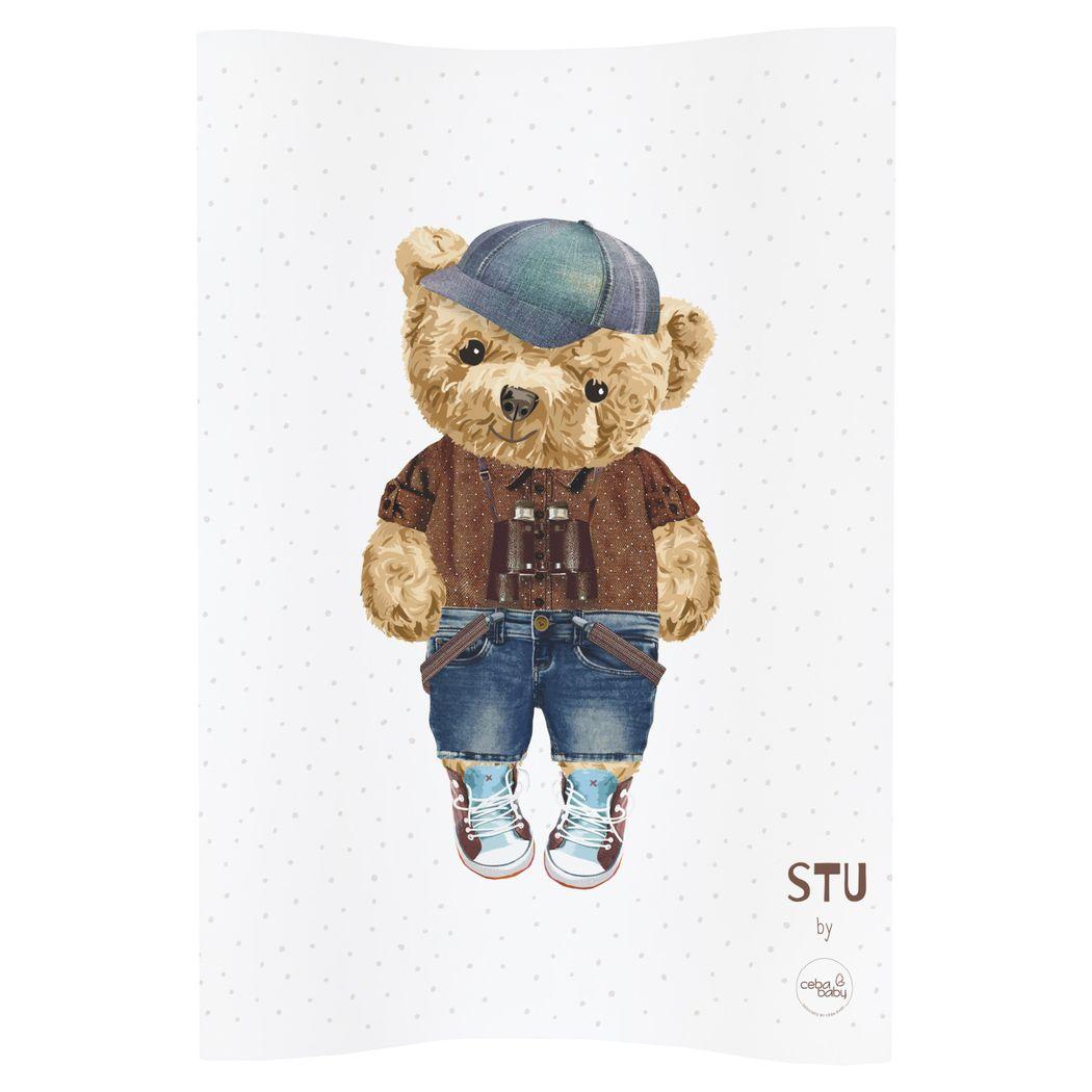 Пеленальный матрас мягкий Ceba Baby Soft профилированный матрас COSY (48x70 см) W-104-132-683 fluffy puffy stu