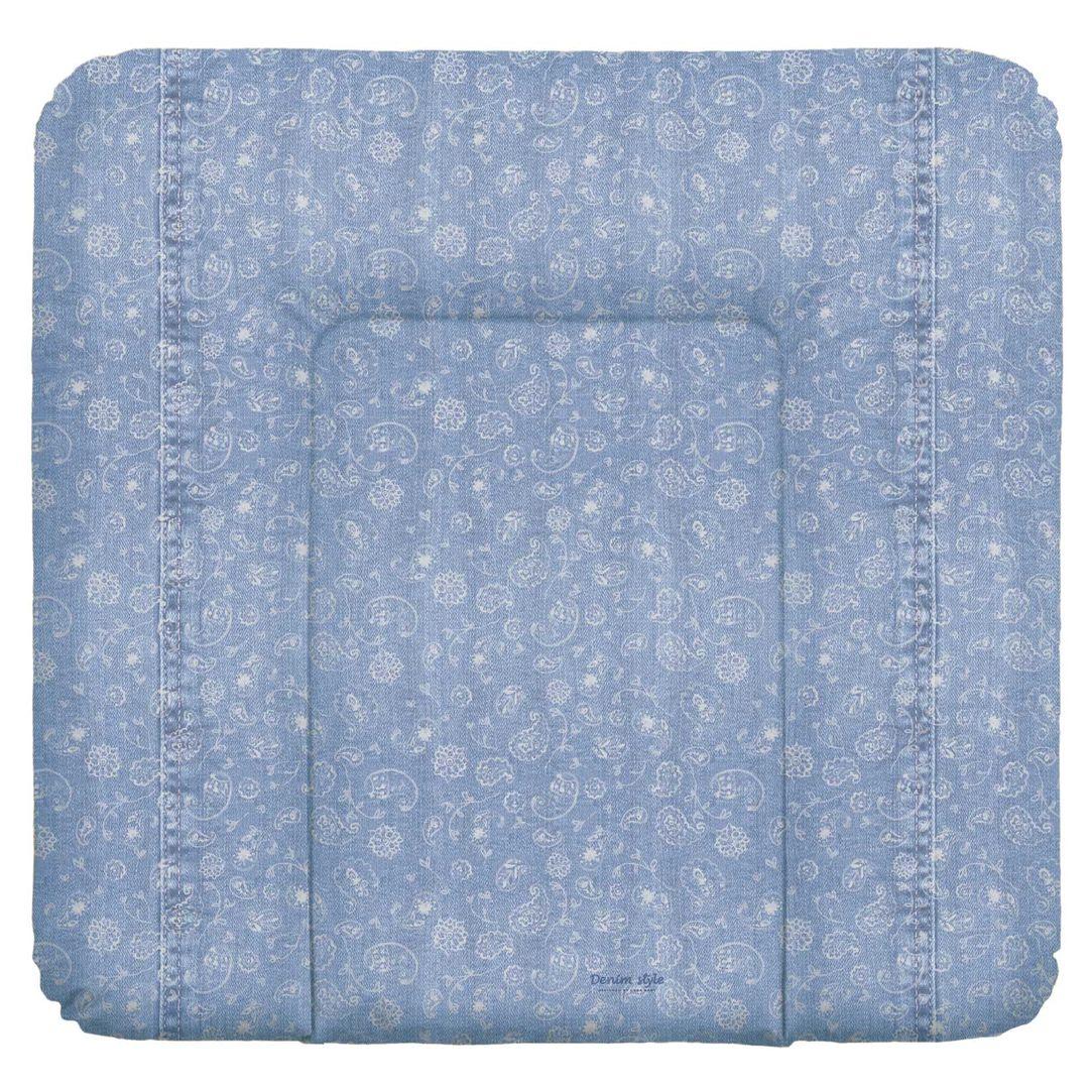 Повивальний матрац мʼякий Ceba Baby Soft medium changing mat (75x72 cm) W-144-119-592 denim style boho blue