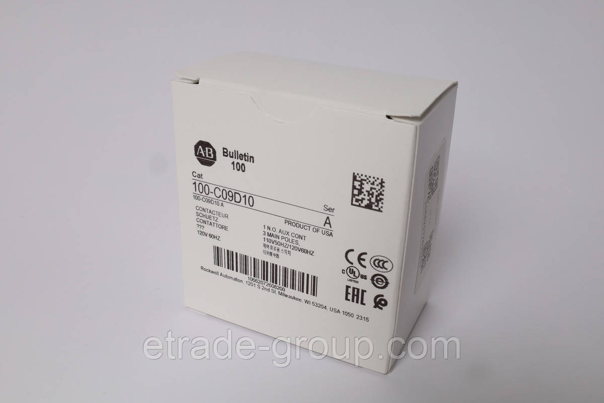 Контактор ALLEN-BRADLEY 100-C09D10