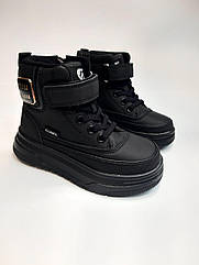 Черевики для дівчинки Clibee 522 black чорні р.30