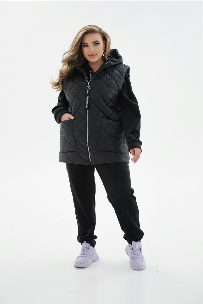 Спортивний костюм велюровий з капюшоном, фото 1