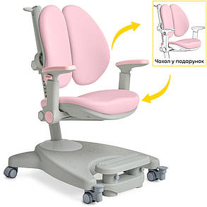 Дитяче ергономічне крісло дівчинці для комп'ютера Mealux Supra Duo Plus, фото 2