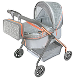 Коляска для ляльок DeCuevas CITY X (розмір 50-35-в56см, сумка, кошик) 86077, фото 2