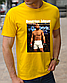 Футболка бавовняна для боксу,футболка з принтом Деметріус Джонсо,одяг з боксерською тематикою розмір S, фото 2