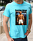 Футболка бавовняна для боксу,футболка з принтом Деметріус Джонсо,одяг з боксерською тематикою розмір S, фото 5