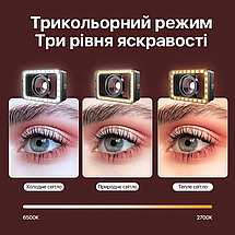 Макро об'єктив для телефона з підсвічуванням Apexel 15х APL- FL23M15 / Лінза для смартфона, фото 4