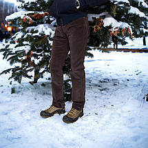 Джинси вельветові на флісі Dalas Corduroy Thermal Jeans  Brown, фото 3