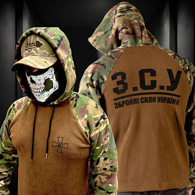 Флісова термокофта койот ЗСУ / Флісова тактична кофта