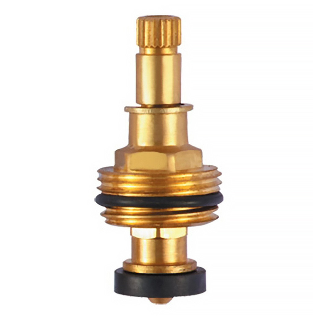 Кран букс для змішувача Villa 1/2 дюйма латунь гума під ручку хрест 24 шліця повнооборотна, фото 1