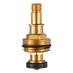 Кран букс для змішувача Villa 1/2 дюйма латунь гума під ручку хрест 24 шліця повнооборотна