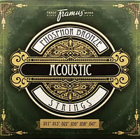 Струни для акустичної гітари FRAMUS 47200 Phosphor Bronze Acoustic Strings Light (011-047)