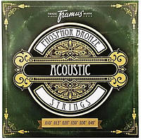 Струни для акустичкской гітари FRAMUS 47210 Phosphor Bronze Acoustic Extra Light (010-046)