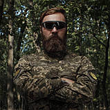 Окуляри тактичні Trevix зі змінними полікарбонатними лінзами. Сірі, фото 6