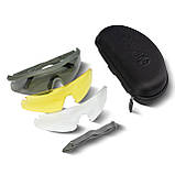 Окуляри тактичні Trevix зі змінними полікарбонатними лінзами. Сірі, фото 7